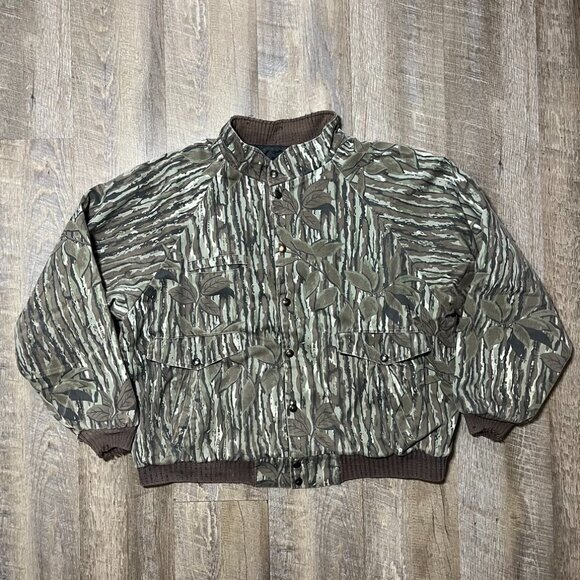 Realtree Other - Vintage 90s Realtree Camo Bomber Snap Button Jacket Mens Size XL/XXL
